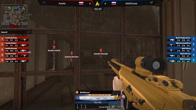 MaDHouse vs AoeXe - Гранд финал - PBSL`24 смотреть онлайн
