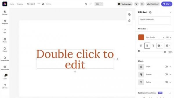 How To Adjust Text Size In Adobe Express | Adobe Express Tutorial