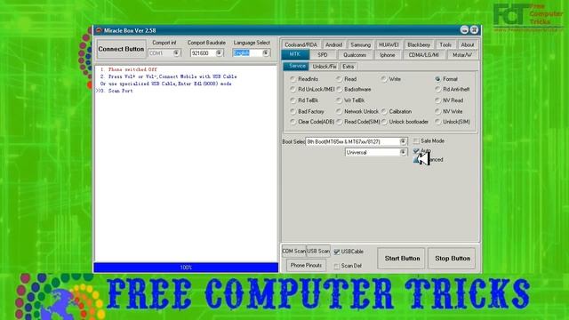 Miracle Box V2 58 Full Working Without Box Tested смотреть онлайн