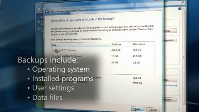 Windows Vista Backup and Restore смотреть онлайн