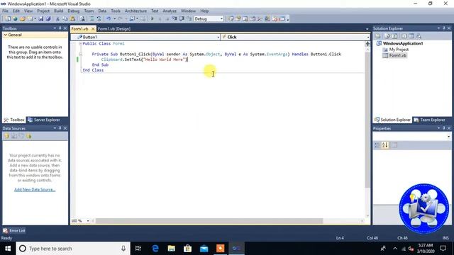how to add data to clipboard in vb.net смотреть онлайн