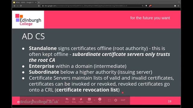 Windows Server 2019 Administration - Topic 2 ADDS смотреть онлайн