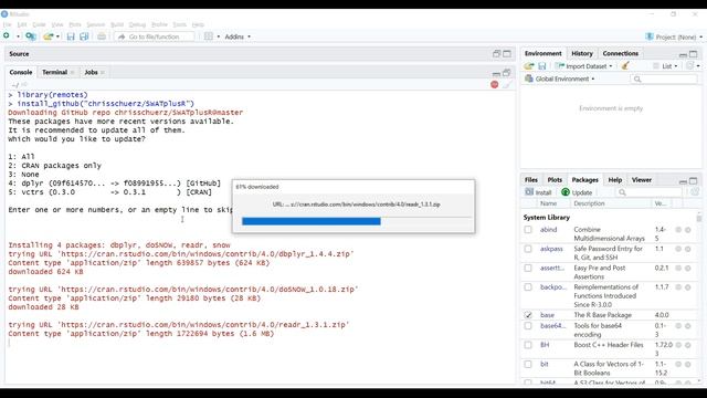 Installing SWATplusR Package in R (#r #rstudio #swatplusr #datascience #package) смотреть онлайн