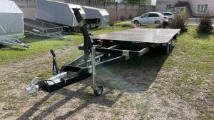 Обзор прицепа для аэролодок длинной до 7,5 метров.