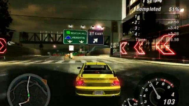 NFSU2 PC XFX Radeon HD5770 - fraps test смотреть онлайн