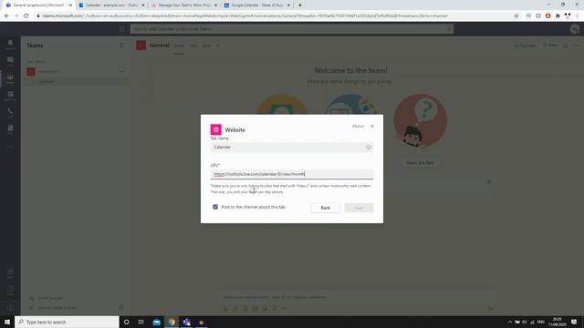 How to Add Calendar in Microsoft Teams смотреть онлайн