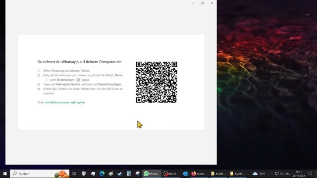 Whatsapp PC Desktop App für Windows | mit Handy verknüpfen смотреть онлайн