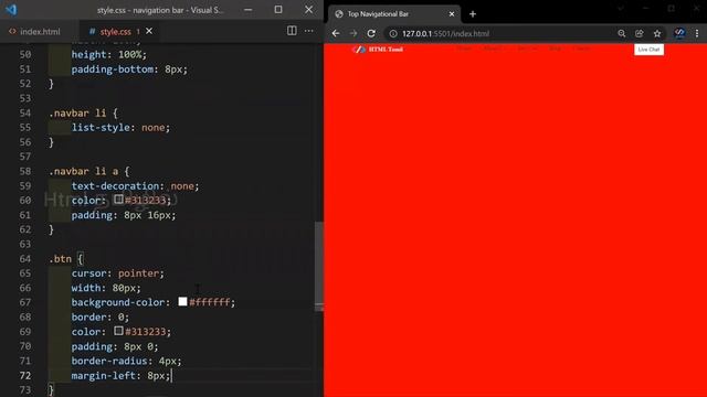 Navigation Bar with Curved Border using Pure CSS смотреть онлайн