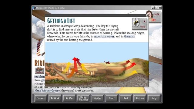 World of Flight (1995) by Microsoft running in Windows XP in Virtualbox смотреть онлайн