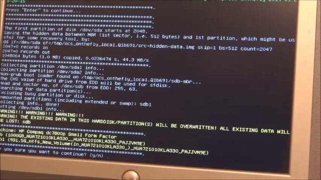 Cloning a Hard Drive Using Clonezilla - Step by Step смотреть онлайн