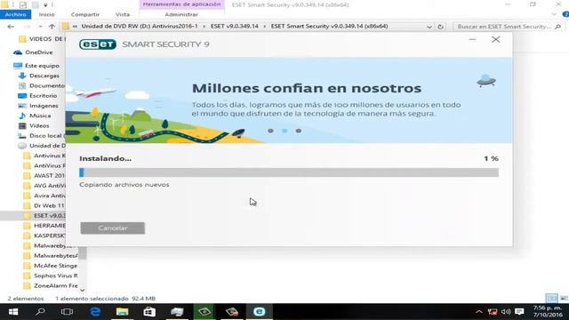 como descargar e instalar eset smart security 9 , 10 FULL y en español- 2016 gratis - (32 y 64 bits смотреть онлайн