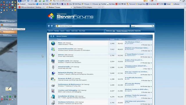 Win7 / XP Mode seamless mouse functions смотреть онлайн