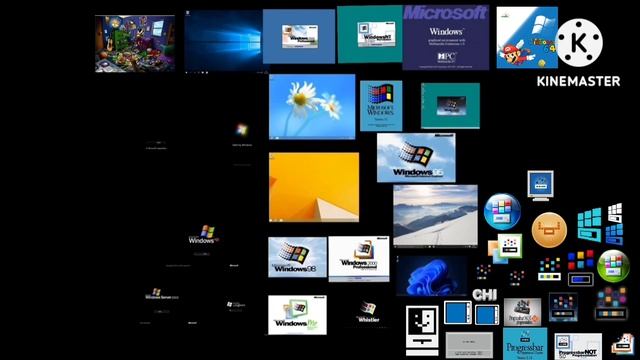 All windows,Progressbar95,BarOS1, Windows 95 plus messy room and Windows64 startup in once смотреть онлайн