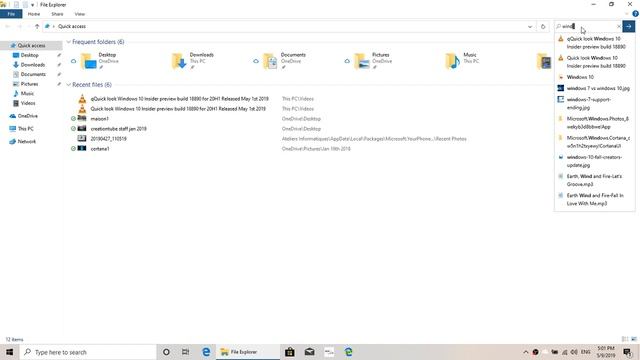 Quick look review Windows 10 Insider preview build 18894 20H1 May 9th 2019 смотреть онлайн