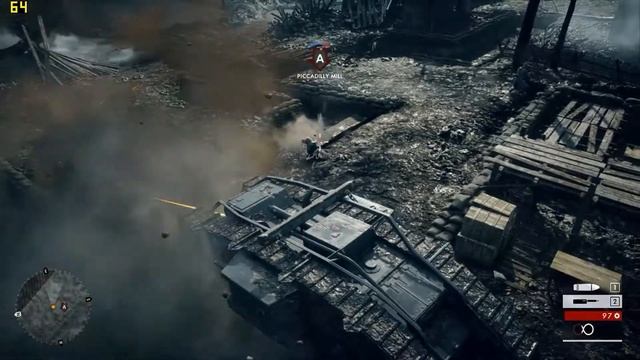 Battlefield 1 -- AMD Ryzen 5 1400 -- AMD Sapphire Radeon RX 560 4GB GDDR5 -- Gameplay смотреть онлайн
