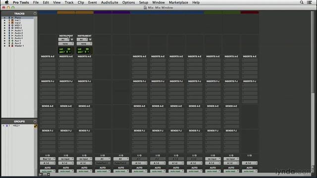 Pro Tools Tutorial - Exploring the Mix window смотреть онлайн