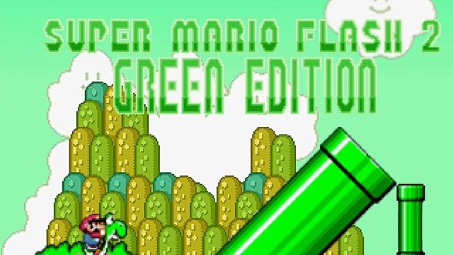 Super Mario Flash 2 Green Edition - 6 Ghost House [HQ] смотреть онлайн