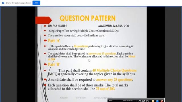 Webinar on "STRATEGY TO CRACK CSIR NET IN MATHEMATICS" смотреть онлайн