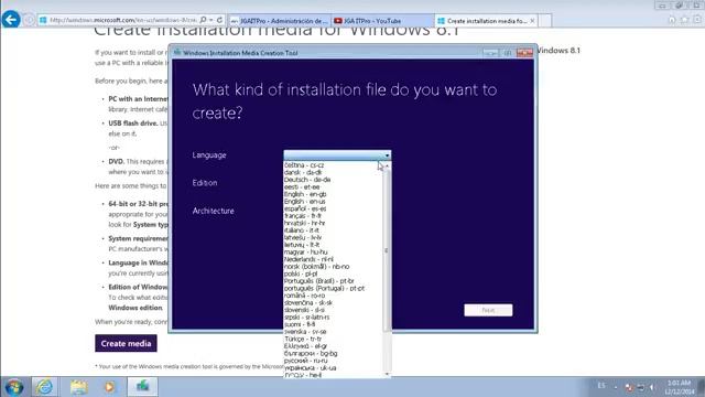 Crear medio de instalación de Windows 8.1 en Windows 7 смотреть онлайн