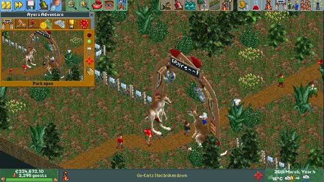 How to Close Your Park in RollerCoaster Tycoon 2 смотреть онлайн