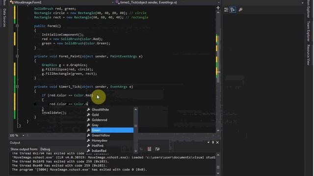 C# Timer #Change Shape Color - Part 5 смотреть онлайн