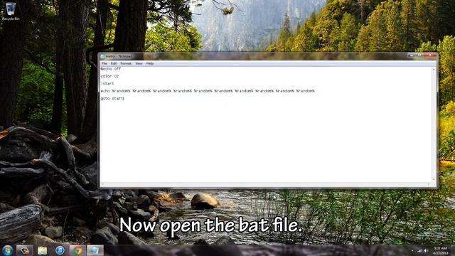 Matrix Effect Using Notepad and CMD [.bat] смотреть онлайн