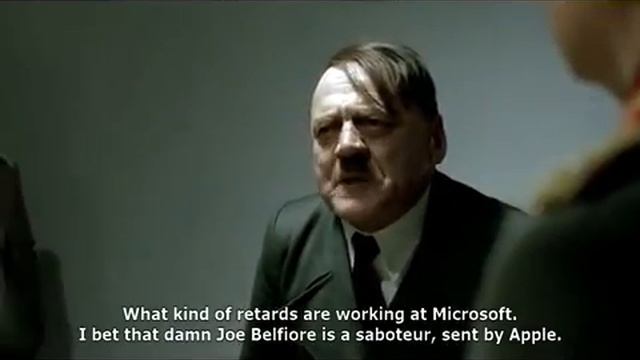Hitler finds out the HD2 won't get an upgrade to Windows Phone 7 Series (optimized) смотреть онлайн
