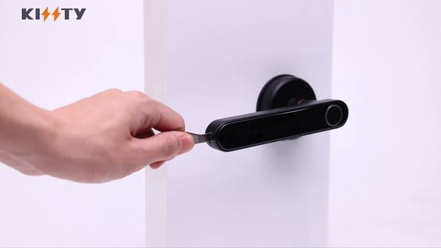 Kissty smart door lock fingerprint with App control installation guide #kisstysmart #smartdoorlock смотреть онлайн