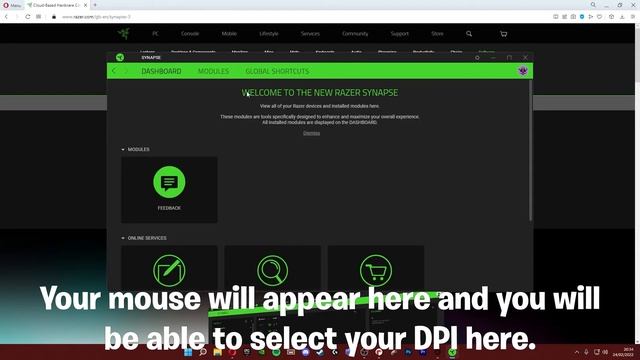 How to find your DPI in the Razer Synapse смотреть онлайн