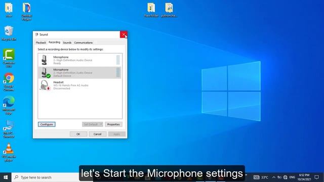 The wizard Couldnot Start Microphone Windows 10 | How to Fix Microphone Audio Problem смотреть онлайн