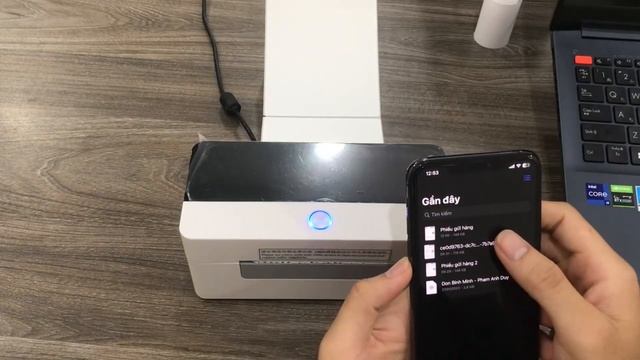 Hướng dẫn in đơn qua máy in Xprinter Xp-D463B Bluetooth bằng điện thoại Iphone. смотреть онлайн
