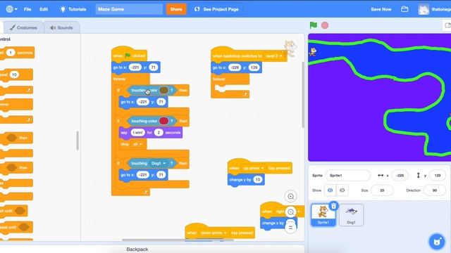 Scratch 3.0 Maze Game Extras: Adding More Levels смотреть онлайн