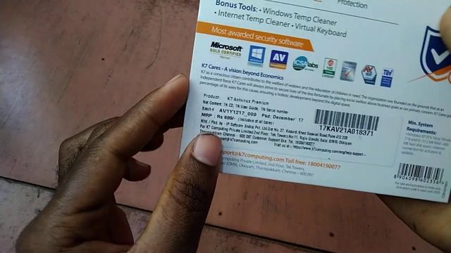 K7 ANTIVIRUS unboxing смотреть онлайн