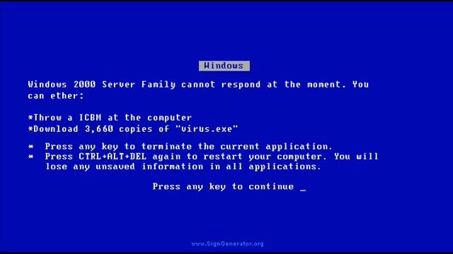 Windows 2000 Server Family Parody смотреть онлайн