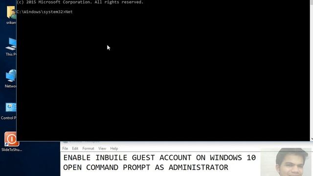 Windows 10 Tips And Tricks: Enable the built-in Guest account via Command Prompt. смотреть онлайн