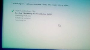 Windows 10 installation error 0x80070570
