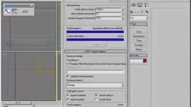A2CE: ArchiCAD to CryEngine2 convertion script in action смотреть онлайн