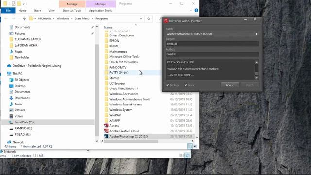 Cara Atasi Adobe Photoshop Terdeteksi Ilegal Permanen смотреть онлайн