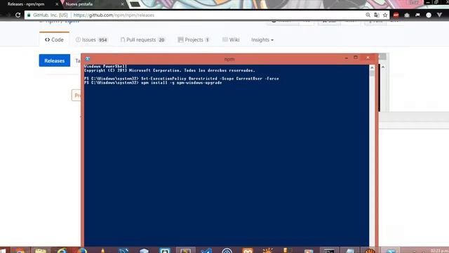 Actualizar npm en Windows con npm-windows-upgrade смотреть онлайн