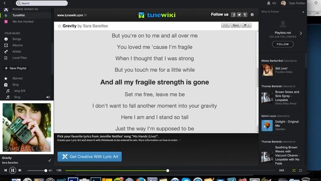 Songs for Courtney #8: Sara Bareilles - Gravity HARMONY w/ Lyrics смотреть онлайн