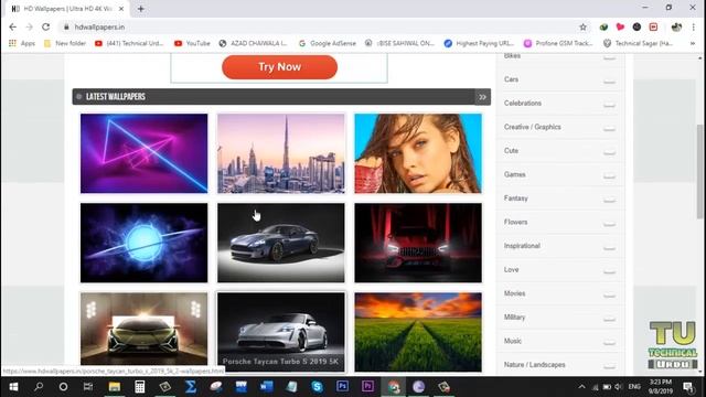 How to download 4k wallpaper for mobile and desktop in Urdu/Hindi 2019 смотреть онлайн