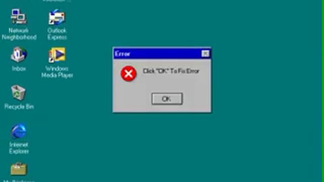 Windows 95 Error GIF смотреть онлайн