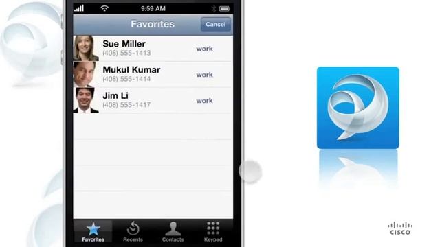 Cisco Jabber for iPhone смотреть онлайн