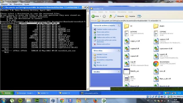 1. Utiliza TestDisk / PhotoRec para recuperar datos eliminados previamente en Windows. смотреть онлайн