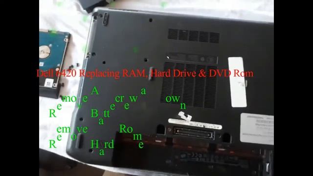 Dell Latitude E6420 Replacing RAM Hard Drive DVD Rom смотреть онлайн