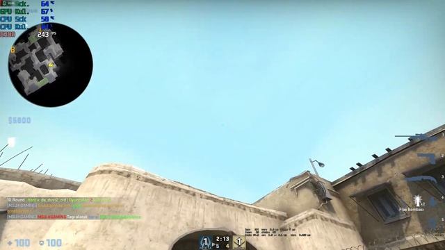 RX 570 4GB - Ryzen 3 1300X CS GO FPS TEST смотреть онлайн