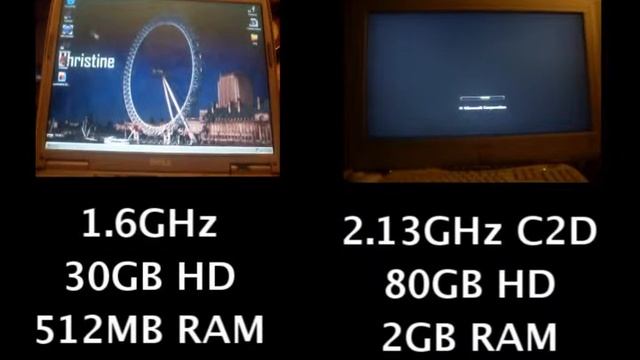 VISTA VS XP (BOOT-UP AND SHUTDOWN) смотреть онлайн