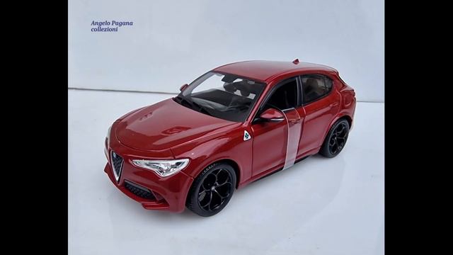 modellino 1/24 alfa romeo Stelvio quadrifoglio della burago смотреть онлайн