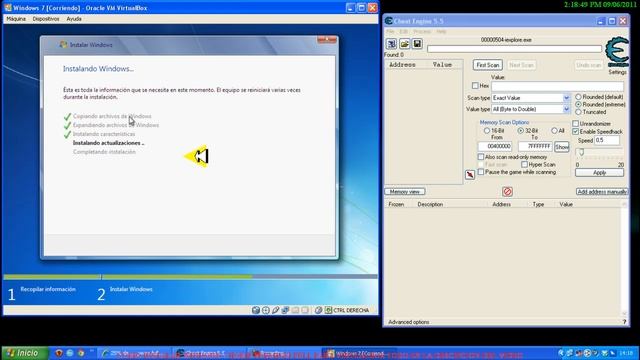 como instalar windows 7 en virtualbox + links en la descripcion смотреть онлайн