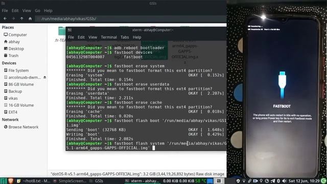 How to flash GSI in Infinix Hot 8 using Fastboot method смотреть онлайн